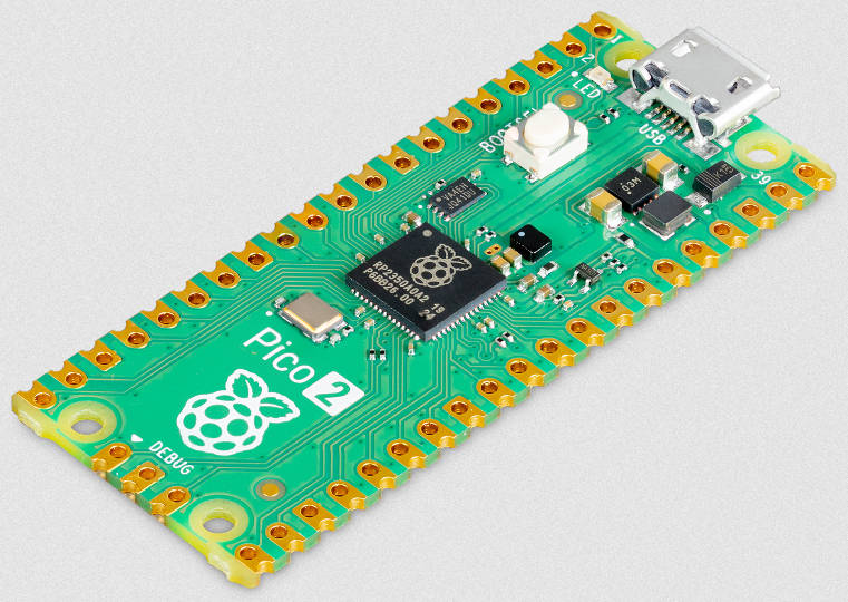 Raspberry Pi Pico 2 MCU board